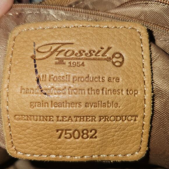 Fossil Soft Vintage Shoulder Bag Crossbody Plyable Leather Clean 12x15 - Picture 6 of 10